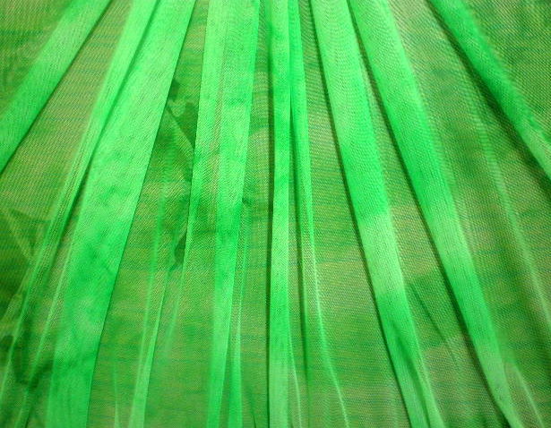 2.Lime TieDye Stretch Mesh